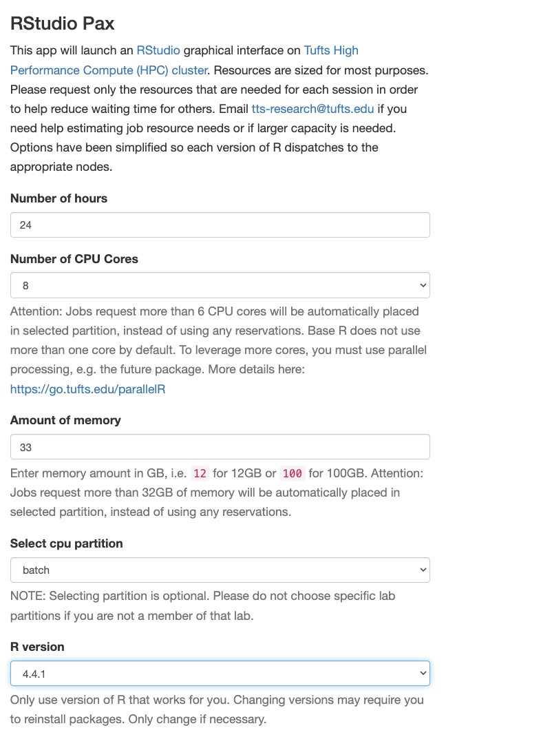 RStudio Pax screenshot